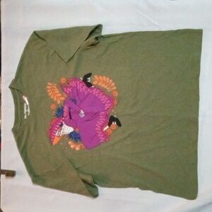 Dia Pacheco graphic Tshirt  XXL Army Green NWT